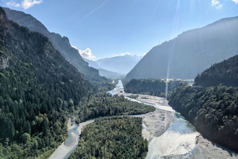 Rheinschlucht bei Rothenbrunnen